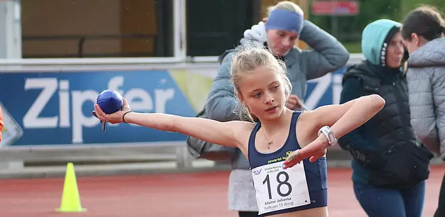 Vortexwurf von Johanna Adamer von der TS Wörgl. | Foto: Schwaighofer