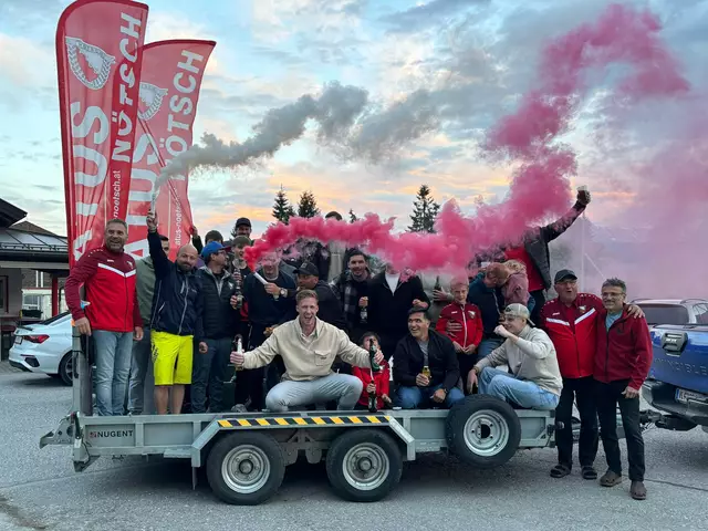 ATUS Nötsch ist Meister der 1. Klasse B 2024/25 | Foto: Skina/KK