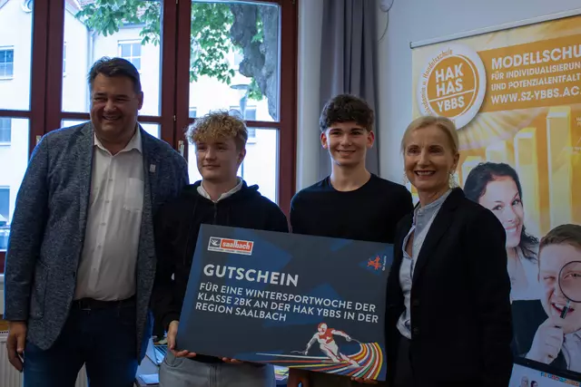 vlnr: Wolfgang Breitfuß, Julian Engler, Halis Ucar, Roswitha Stadlober | Foto: SZ-Ybbs