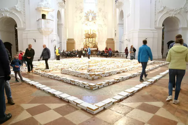 Das Labyrinth in der Kollegienkirche | Foto: Erzdiözese Salzburg/Michaela Greil