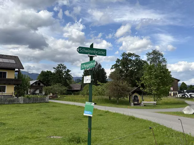 In St. Margarethen gibt es einige Spazierwege. Einer davon führt zur Schwimmbrücke. | Foto: MeinBezirk/Gerold