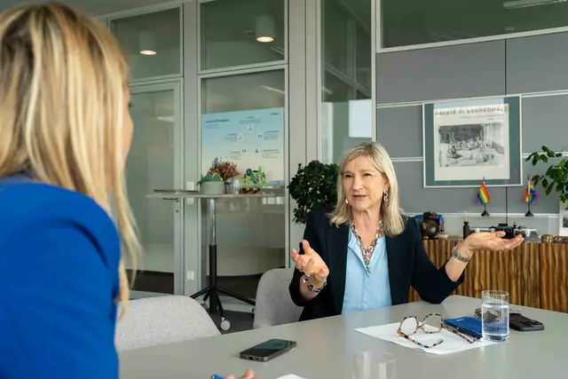 Monika Unterholzner: "Ich habe mehrere Initiativen gestartet, darunter ein Mentoring-Programm für Frauen innerhalb der Stadtwerke und in Kooperation mit ASFINAG und ÖBB, das wir weiterentwickeln. " | Foto: Martin Baumgartner