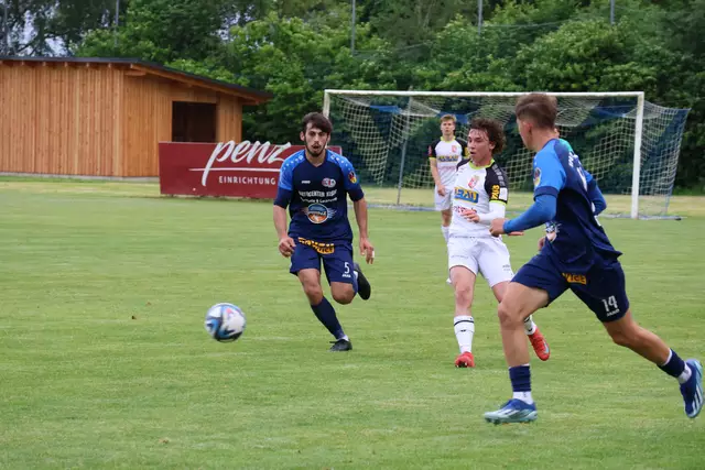 Die Spielgemeinschaft Perg/Windhaag (in Blau) traf auf die 1b von Union Perg. | Foto: ASKÖ Perg