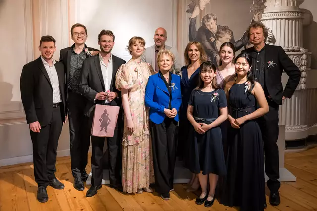 Gruppenbild mit Raimondi und Justus Zeyen. | Foto: Richard Marschik