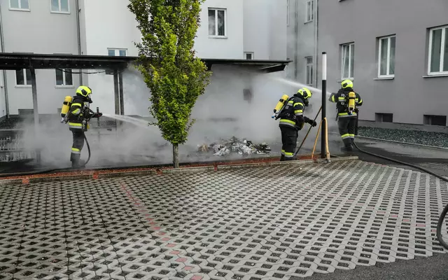 In Knittelfeld kam es zu einem Feuerwehreinsatz. | Foto: Thomas Zeiler/FF