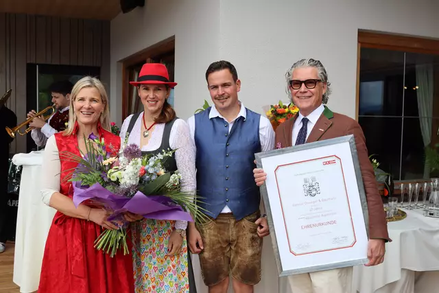 Elke Basler, Birgit Obweger, Benjamin Baumann und Sigismund Mörisch | Foto: meinbezirk.at