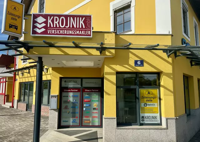 Unser Büro in Kühnsdorf, mit der behördlichen KFZ-Zulassungsstelle, hat für Sie von Montag bis Freitag in der Zeit von 8 bis 14 Uhr (oder nach tel. Vereinbarung) geöffnet. | Foto: Versicherungsmakler Krojnik GmbH