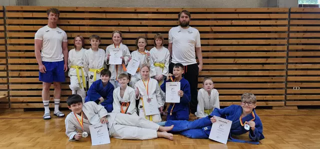 Starke Leistungen der Mattersburger Kämpferinnen und Kämpfer - der Titel blieb diesmal aber aus. | Foto: Judoklub Mattersburg