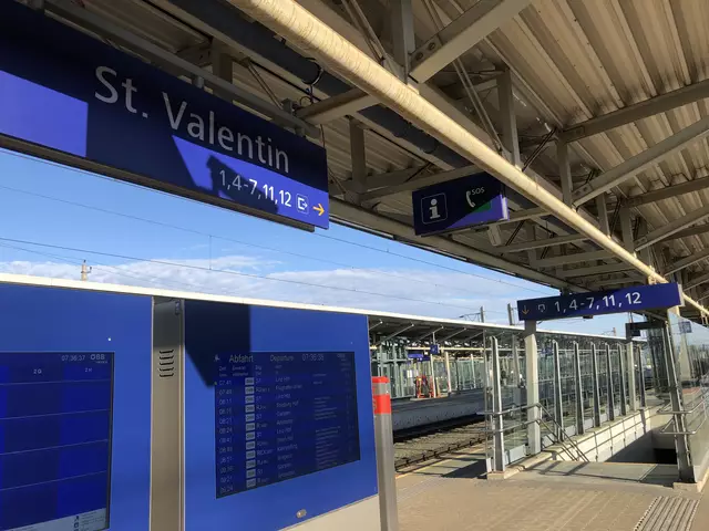 Bahnhof St. Valentin: "Leider sind der Bahnhof und die Gleise zu groß für eine so kleine Stadt." | Foto: Ulrike Maria Plank