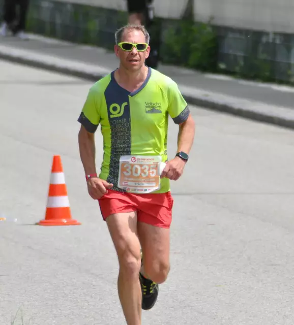Als Läufer durfte Georg Weingart den Zieleinlauf genießen. | Foto: Ingrid Sonnleitner