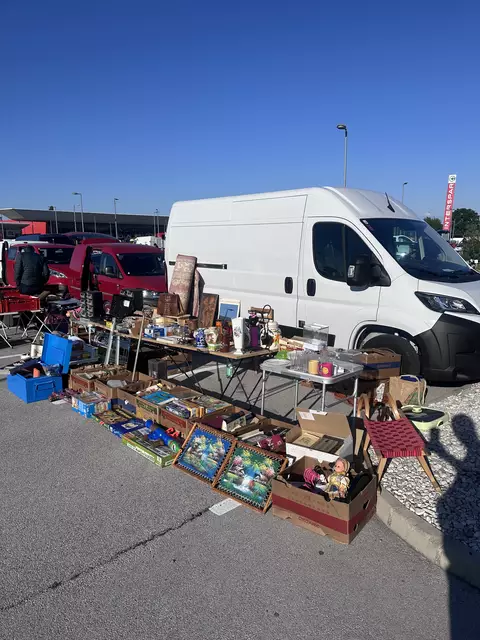 Krulis verkauft seine Schätze regelmäßig am Flohmarkt. 
