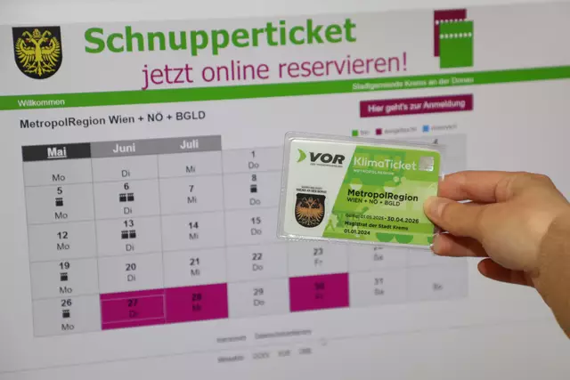Die drei Kremser Schnuppertickets sind heiß begehrt. Sie können ganz einfach online reserviert werden | Foto: Stadt Krems