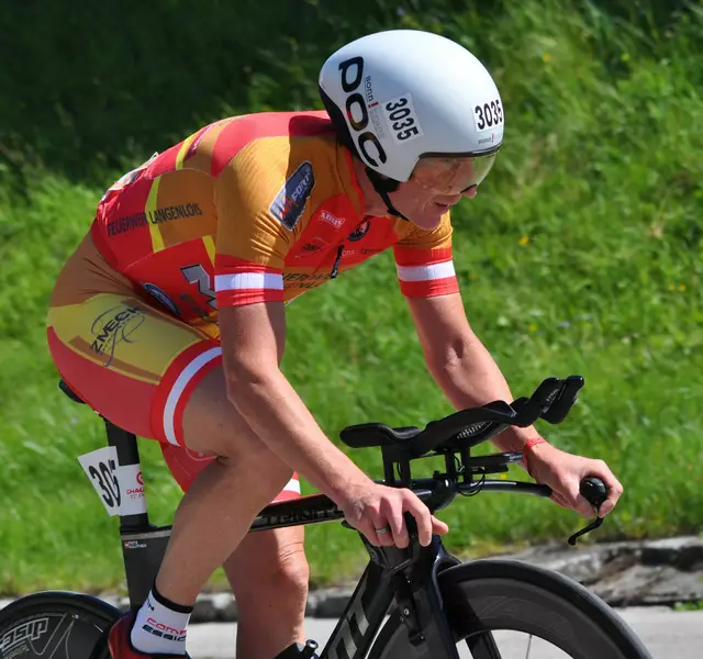 Fritz Rautner überzeugte mit der viertschnellsten Radzeit bei den Staffeln. | Foto: Ingrid Sonnleitner