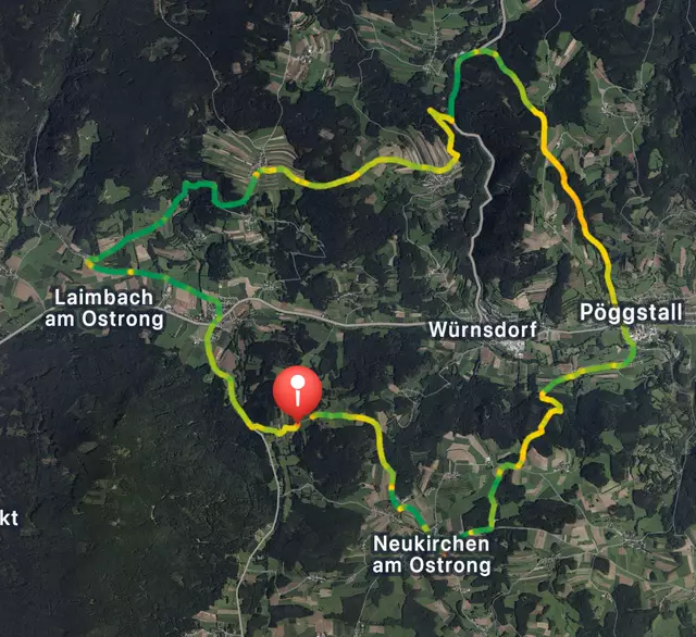 27 Kilometer mit mit 748 Höhenmeter und reine Trainingszeit 1:25 | Foto: Franz Dörr