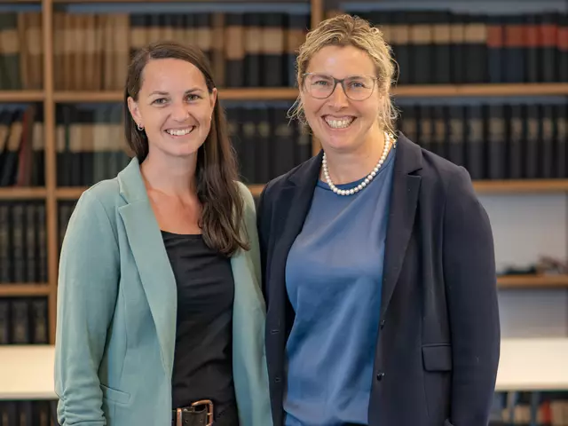 Susanne Mitterer (Obfrau Stellvertreterin) und Katharina Gläser (Obfrau). | Foto: Piesendorf Attraktiv