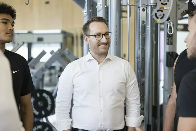 Philip Wohlgemuth: ‚Investitionen in den Sport sind Investitionen in unsere Zukunft." | Foto: Land Tirol/Sedlak