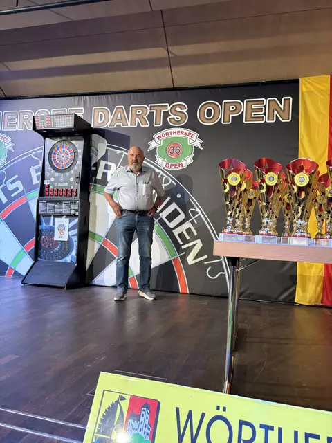 Organisator Hermann Steiner und sein Team sorgten für einen reibungslosen Ablauf der Darts Open. | Foto: Gemeinde Krumpendorf