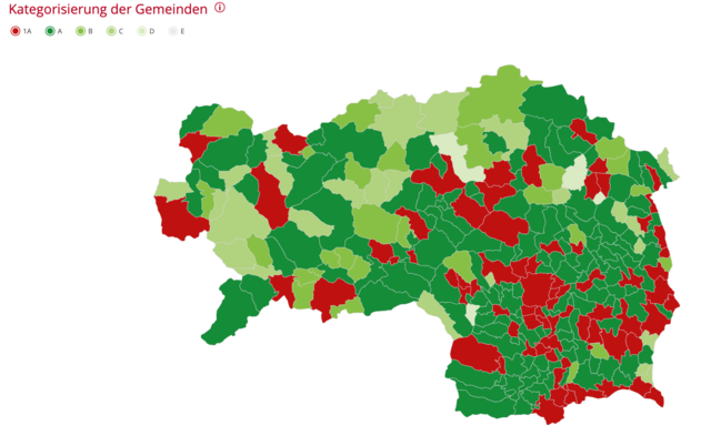Das Ranking der Gemeinden. | Foto: AK Steiermark