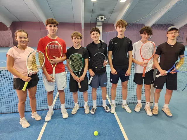 Das Team der BG/BRG Bad Ischl-Oberstufe erreichte beim Tennis-Schulcup das Halbfinale. | Foto: BG/BRG Bad Ischl
