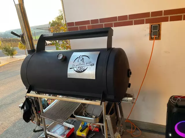 Selbst gebaut ist der Griller | Foto: "Die grillenden Wölfe"