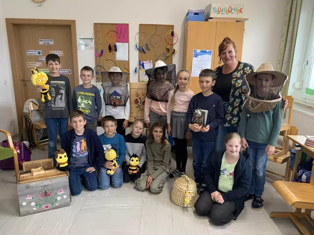 Die Kinder freuten sich über den Besuch in der Schule. | Foto: VS St. Martin im Sulmtal