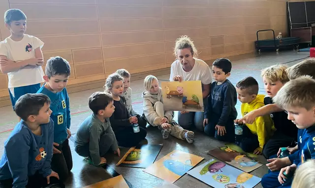 Auch der ASKÖ-Nachwuchs war mit Feuereifer im Projekt dabei. | Foto: AK Junge Gemeinde