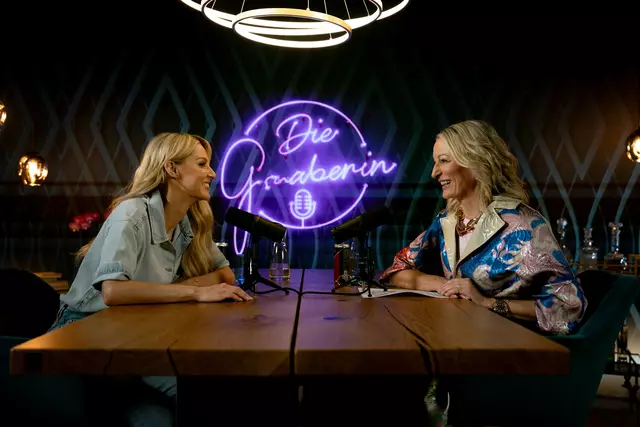 Im neuen, wöchentlichen Vodcast "Die Gruaberin" war Melissa zu Gast. | Foto: ServusTV / Manuel Seeger