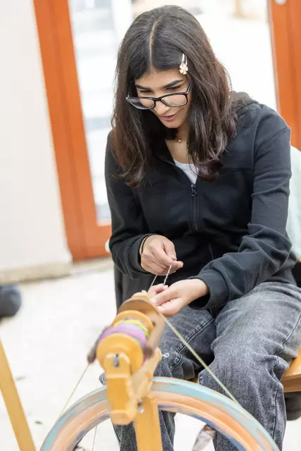 Auch solcherart Arbeitsgeräte sind im Triestingtal noch im Einsatz und sorgten für staunendes Ausprobieren. | Foto: Christian Husar