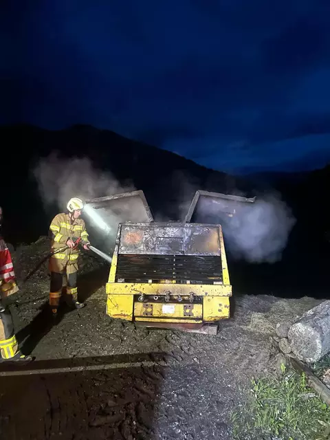 Die Feuerwehr konnte den Kompressorbrand rasch löschen. | Foto: FF Rauris
