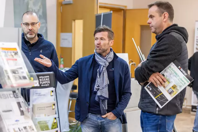 Firmen wie Sympatherm zeigten, was das Triestingtal draufhat bei der Regionalmesse  Zukunft angreifen. | Foto: Christian Husar