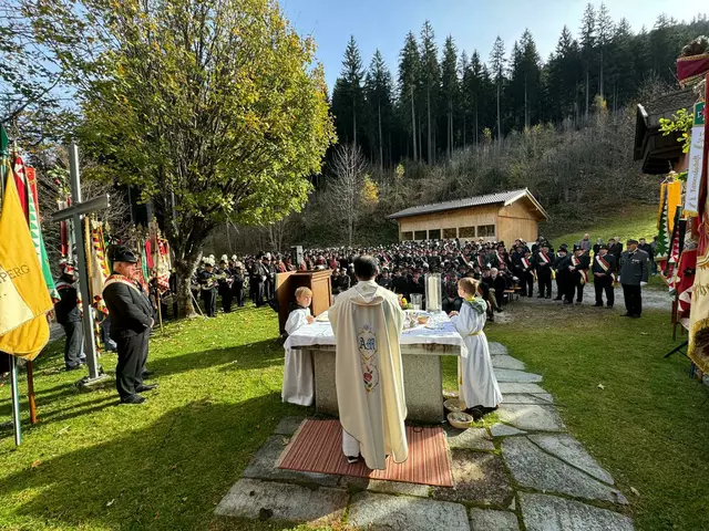 Hl. Messe mit Pfarrer Ananda | Foto: Kameradschaft Piesendorf/Fanninger