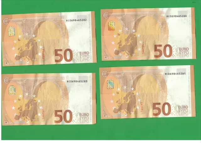 Bei einer Personendurchsuchung Anfang Mai wurden unter anderem diese gefälschten Banknoten sichergestellt. | Foto: LPD Wien