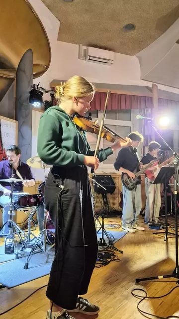 Franziska Schober an der Violine. | Foto: Musikschulverband