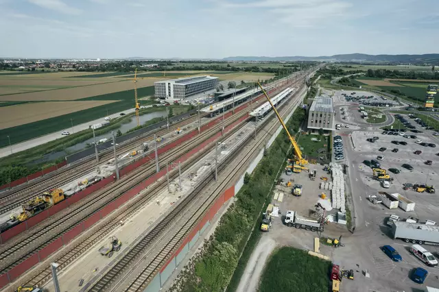 ÖBB-Bauarbeiten am Bahnhof Tullnerfeld | Foto: ÖBB/Mayer