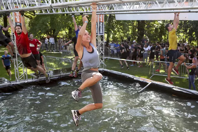 Der Grazathlon führt vom Augarten durch die Innenstadt. | Foto: GEPA
