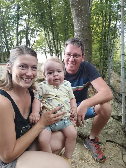 Maria und Georg Wollendorfer aus Niederkappel mit Sohn Anton. | Foto: Wollendorfer