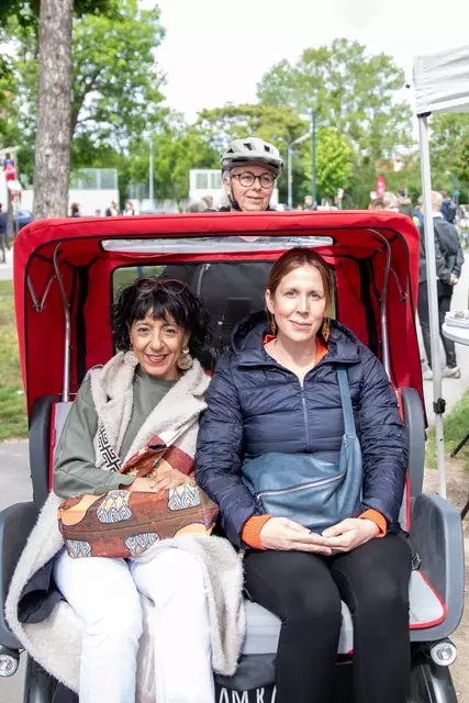 Radrikschafahrten waren ebenso im Angebot.  | Foto: BV23/Esther Genitheim