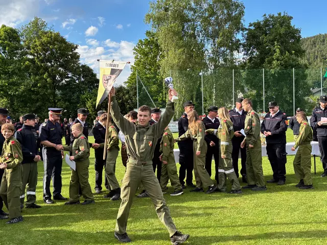 Die Feuerwehrjugend Reideben/St. Johann aus dem Bezirk Wolfsberg freute sich über den erkämpften Stockerlplatz. | Foto: MeinBezirk.at