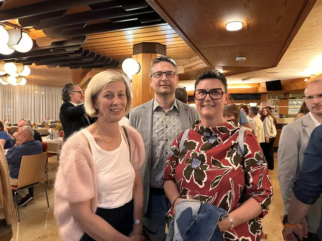 Renate Sgiarovello, Johannes und Petra Herczeg  | Foto: Lisa Stöckl 