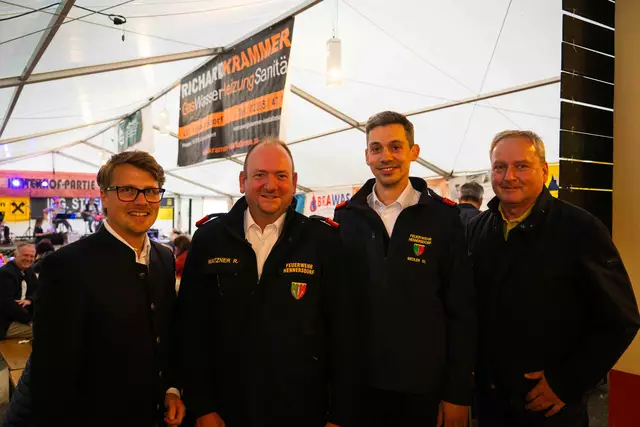 Freude über ein erfolgreiches Florianifest in Hennersdorf. | Foto: FF Hennersdorf
