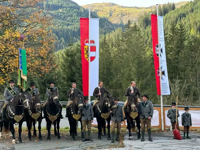 Schnalzer Piesendorf mit bei Jochberg Wald Wallfahrt | Foto: Kameradschaft Piesendorf/Fanninger