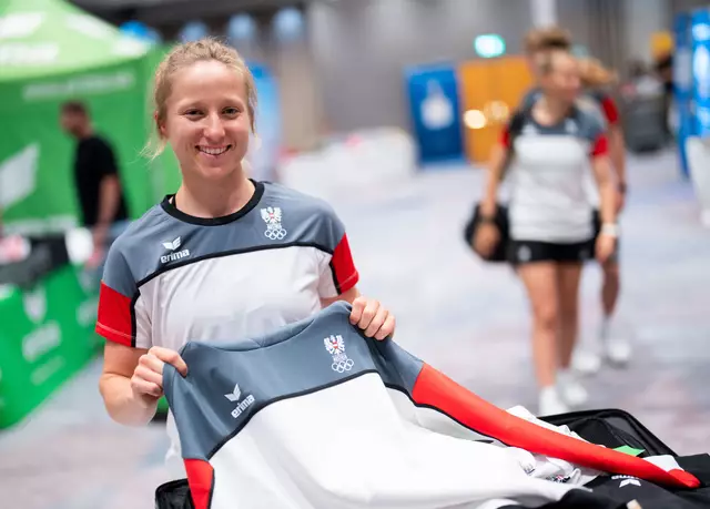 Nach Rang zehn bei den Olympischen Sommerspielen 2025 holte sich Lara Tiefenthaler nun EM-Gold in Bulgarien. (Archivbild) | Foto:  GEORG HOCHMUTH / APA / picturedesk.com