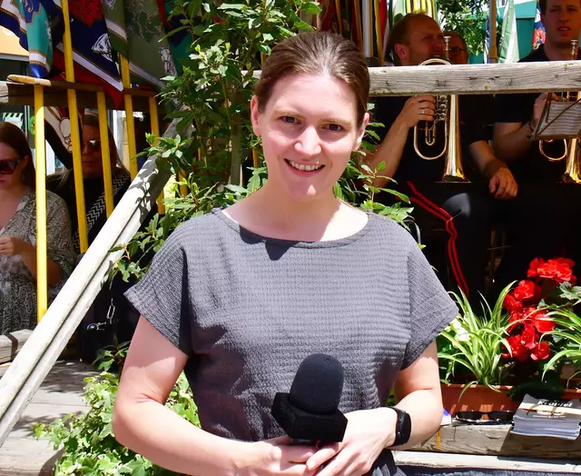 Moderatorin Verena Novak