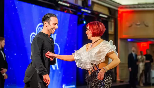 Greta Lech zeigt ihr Können beim Profi-Tanzturnier Amazing Vienna. Hier mit Profitänzer Danilo Campisi | Foto: Regina Courtier