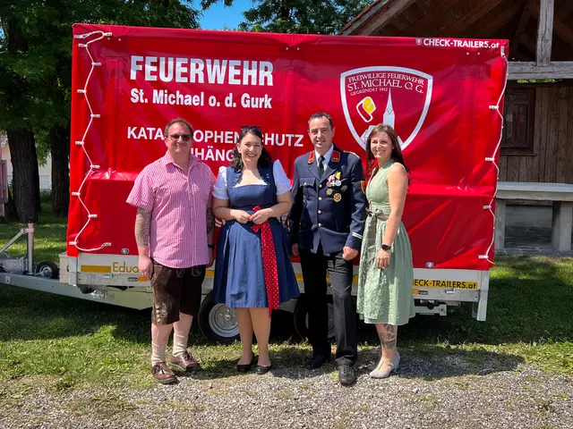 GR Morri, STR Kollitsch Feuerwehrkommandant Wröhlich-Kordesch &amp; GR Schuster