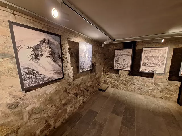 Ausstellung im Fasnachtshaus: „Übergänge“ des jungen Imsters Leonhard Knabl. | Foto: Fasnacht Imst