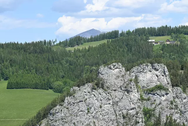 Pollereswand und Spitze vom Schneeberg