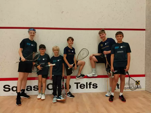Der Nachwuchs des Squash Club 80 Salzburg zeigte beim Saisonabschlussturnier in Telfs am vergangenen Wochenende groß auf. | Foto: Squash Club 80 Salzburg
