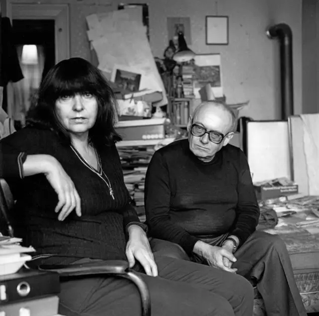 Die österreichischen Schriftsteller Friederike Mayröcker und Ernst Jandl 1984 in Wien. | Foto: Franz Hubmann / brandstaetter images / picturedesk.com