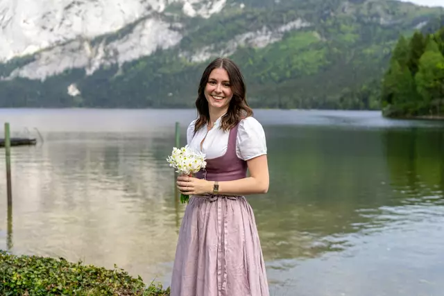 Johanna Murauer aus Altmünster am Traunsee (Oberösterreich) | Foto: Jakob Grill / Narzissenfestverein